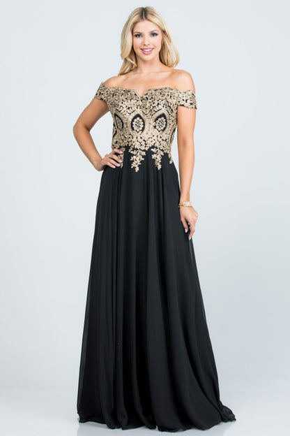 Off the Shoulder formal dress