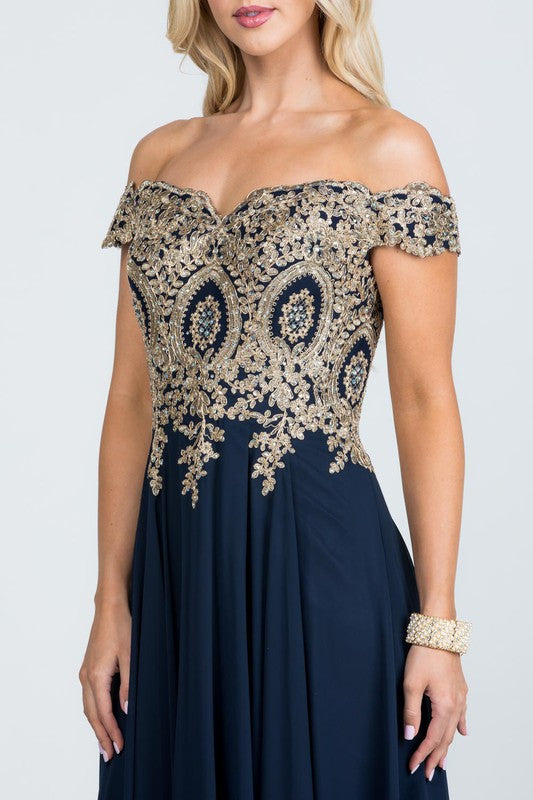 Off the Shoulder formal dress