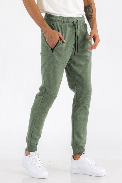 Men's Solid Heathered Jogger