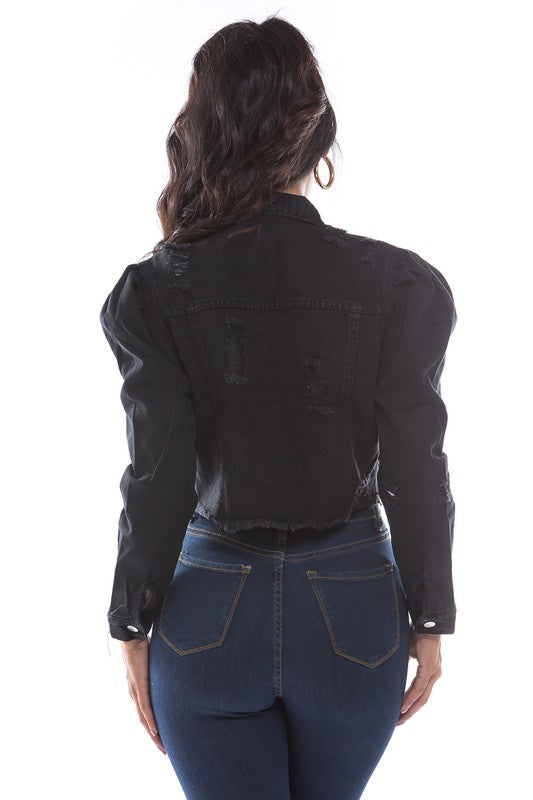 Black DENIM JACKET