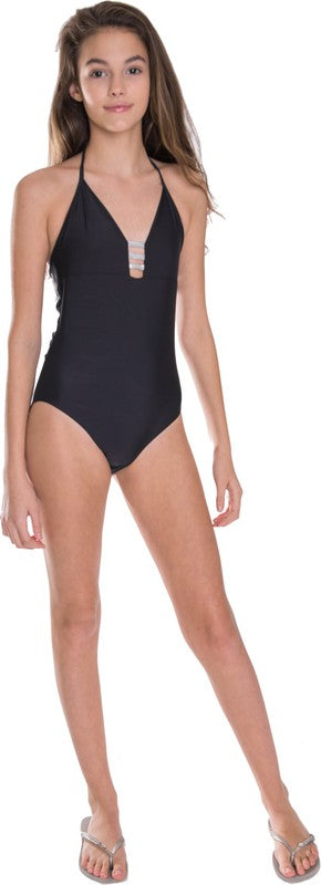 GIRL'S LADDER ONE PIECE BATHING SUIT