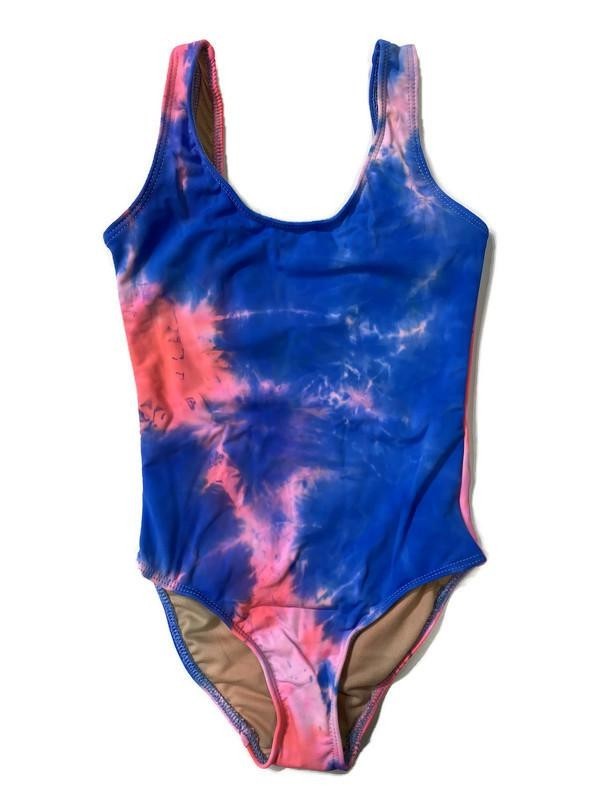 KIDS TIE - DYE ONE PIECE BATHING SUIT