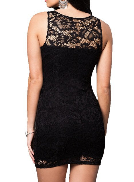 JUNIORS LACE TIGHT DRESS