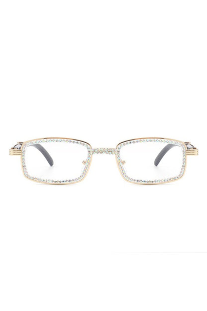 Rectangle Retro Vintage Square Sunglasses