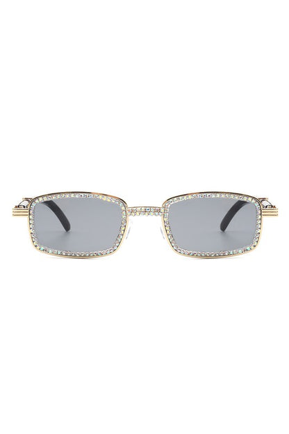 Rectangle Retro Vintage Square Sunglasses