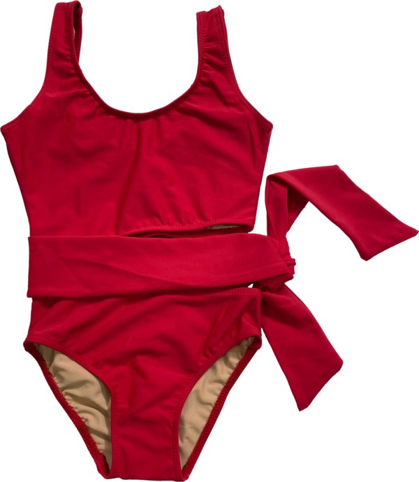 KIDS TANK TIE SIDE SWIMSUIT