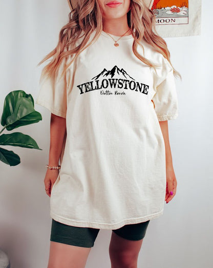 Mountains Yellowstone Dutton Ranch Boutique Tee