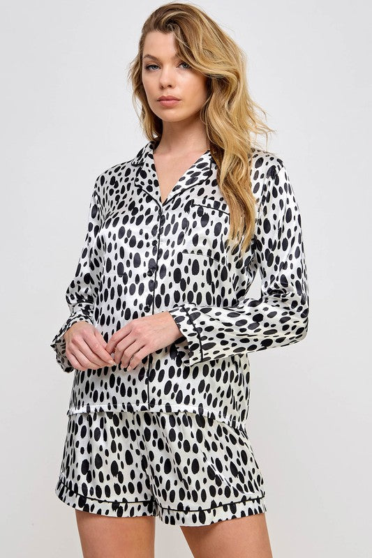 Dalmatian Pajama Loungewear Set