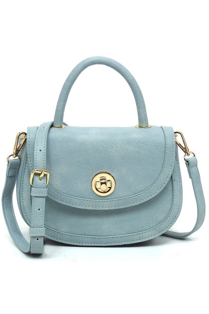 Fashion Flap Saddle Satchel