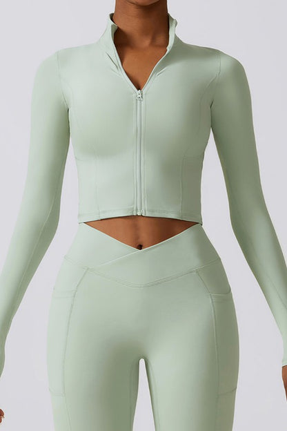 Quick-drying long sleeve yoga suit sports tops