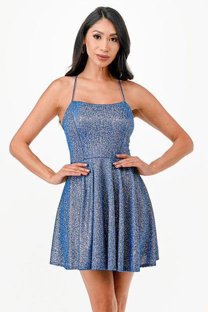 Short Glitter Party Dress