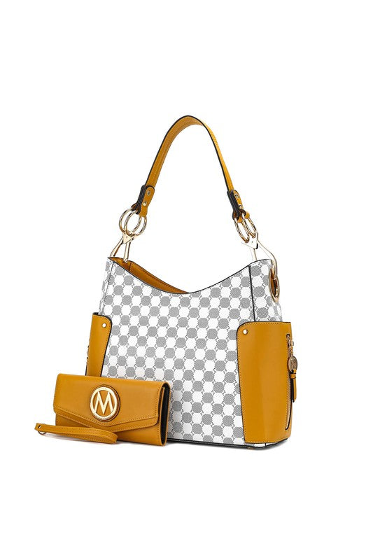 MKF Penelope Circular Print Shoulder and Wallet