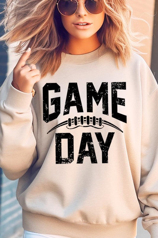 Game Day Football Graphic Fleece Sweatshirts