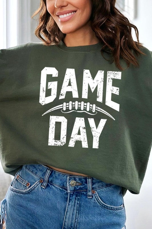 Game Day Football Graphic Fleece Sweatshirts