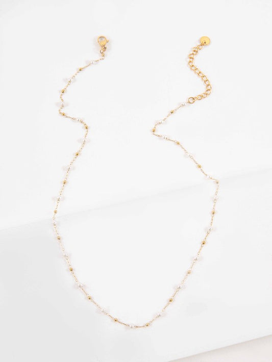 Cala Mini Pearl Necklace