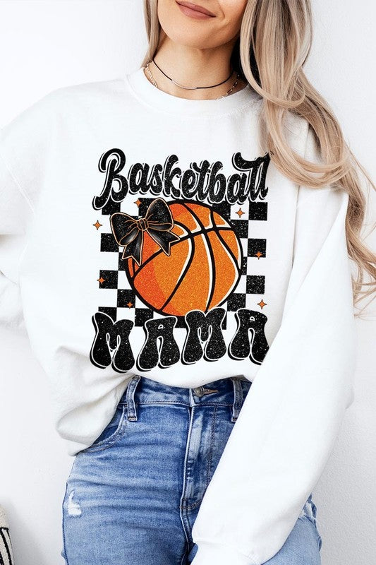 Basketball Mama Graphic Fleece Sweatshirt