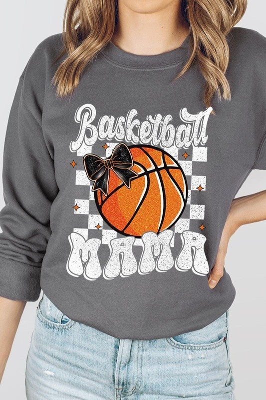 Basketball Mama Graphic Fleece Sweatshirt