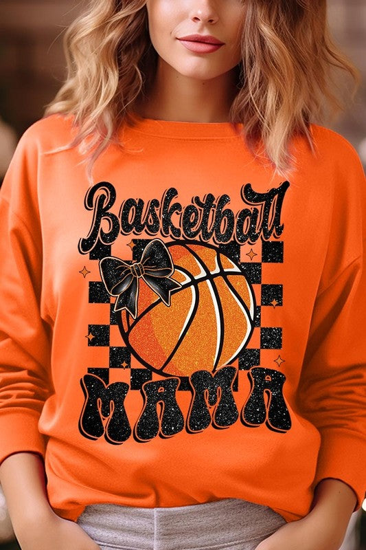 Basketball Mama Graphic Fleece Sweatshirt