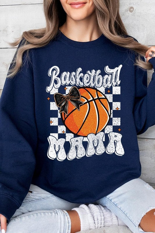 Basketball Mama Graphic Fleece Sweatshirt