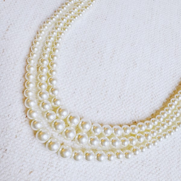 Perfect Pearl Strands Necklace