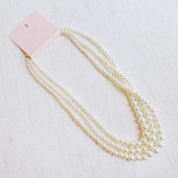 Perfect Pearl Strands Necklace