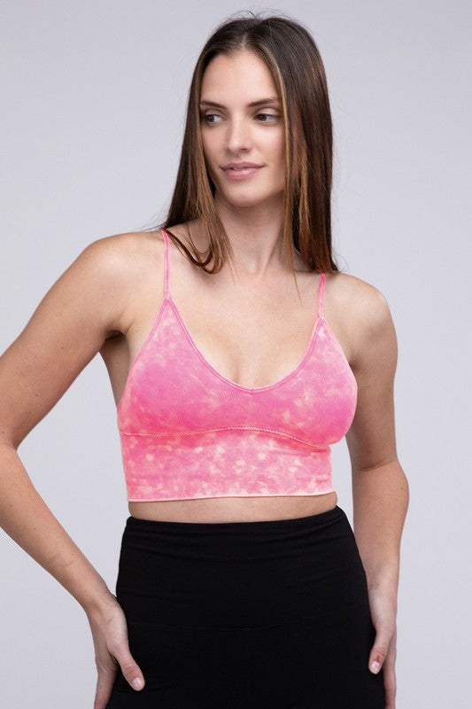 Ribbed Bra Padded Tank Top