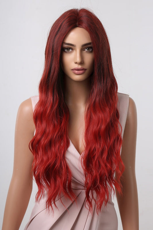 Long Red Ariel inspired Synthetic hair wig