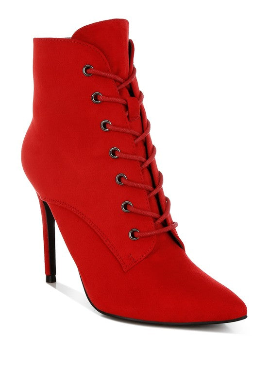 Red high heeled women's shoes in women's fashion