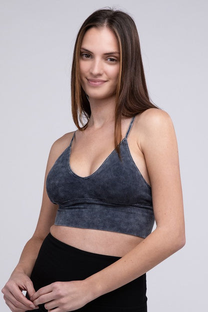 Ribbed Bra Padded Tank Top