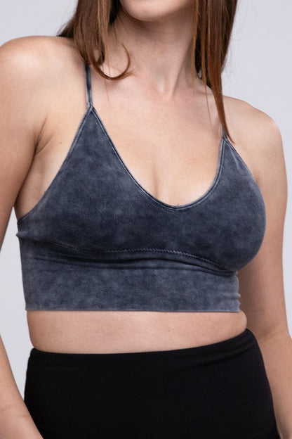 Ribbed Bra Padded Tank Top