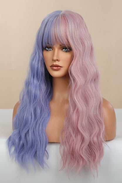 Synthetic Long Wave 26" in Blue/Pink Split Dye