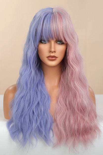 Synthetic Long Wave 26" in Blue/Pink Split Dye